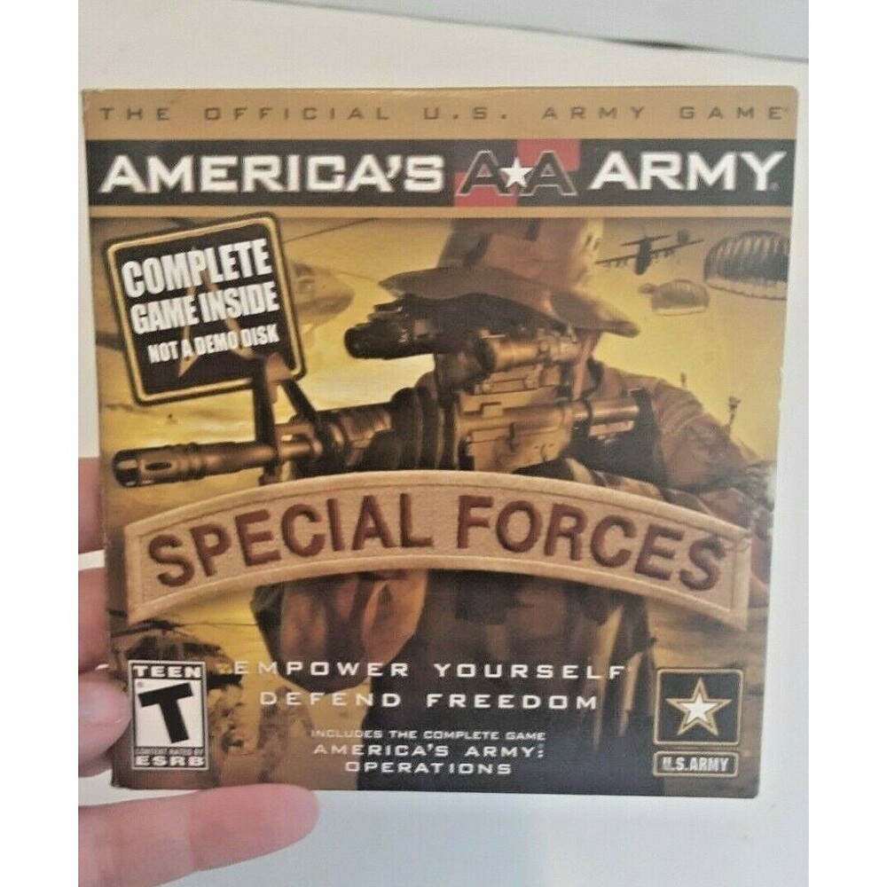 America's Army Special Forces PC Game Official US Army Game Teen PC